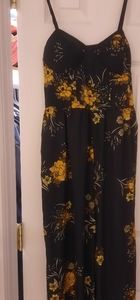 Floral jump suit